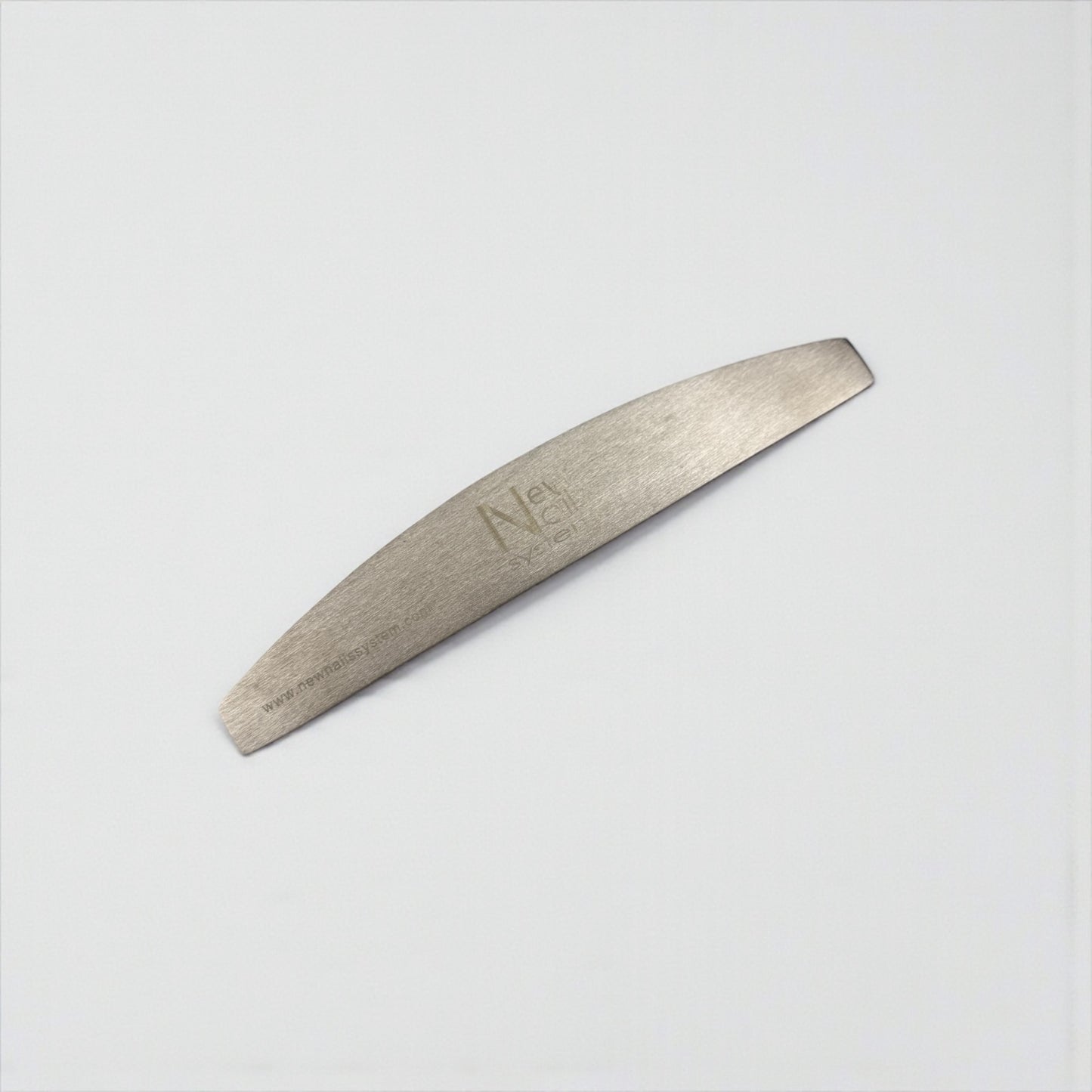 Lima mezzaluna base acciaio